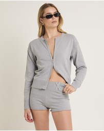 Alice In The Eve - Isadora Double Zip Knit Cardi