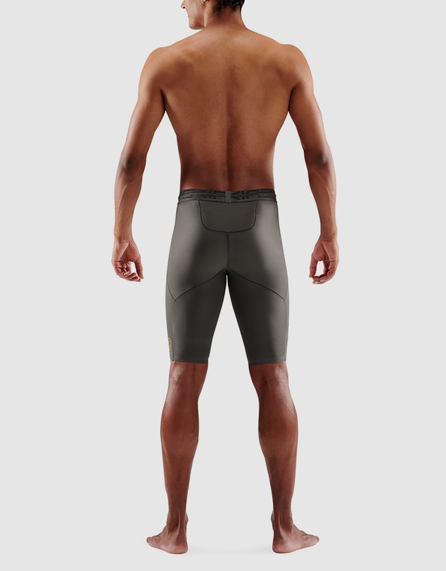 SKINS - SKINS Compression Men's Series-5 Running/Gym Half Tight Charcoal
