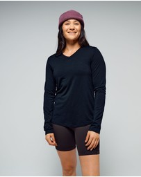 Kathmandu - 100% Merino Long Sleeve V-Top