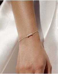SAINT VALENTINE - Mini Pearl Bracelet - Silver