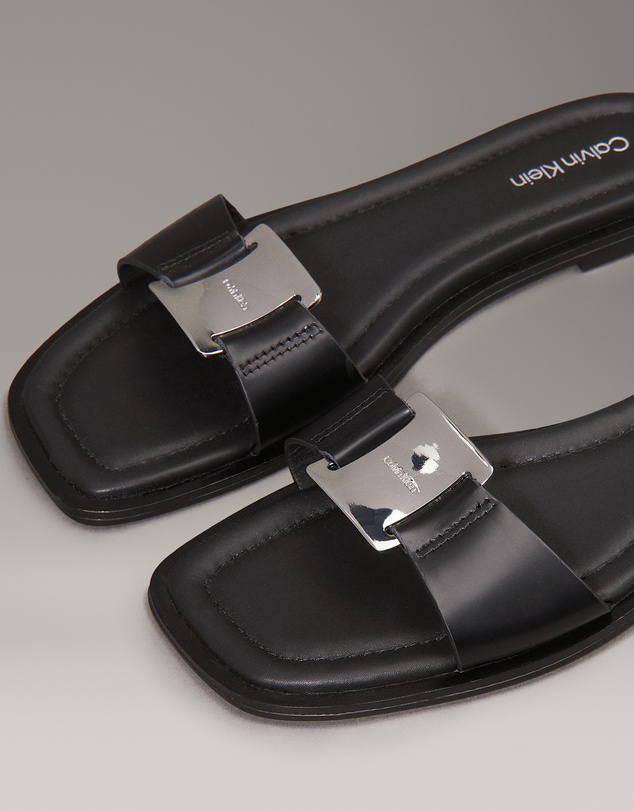 Calvin Klein - Leather Slides
