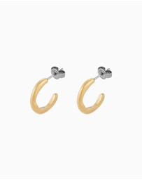Skagen - Moderne Stak Gold Tone Earring
