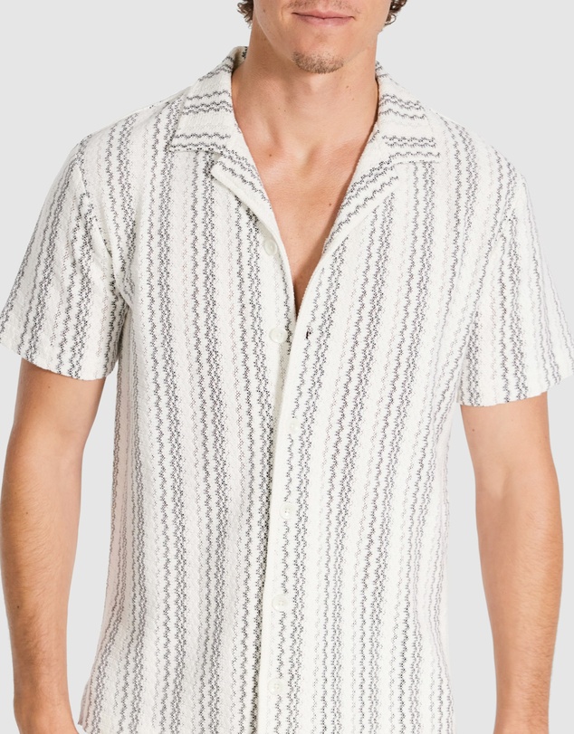 Tarocash - Kairo Stripe Textured Shirt