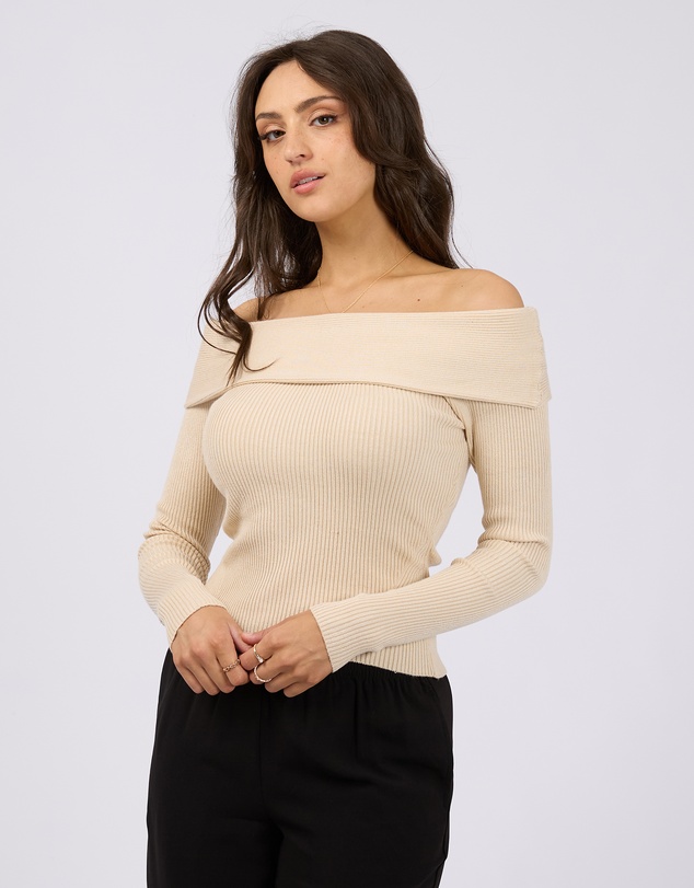All About Eve - Sabine Off Shoulder Knit