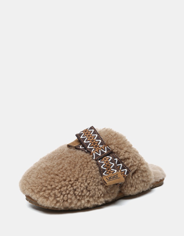 EVERAU - Australian Shepherd Ugg Cecil Double Faced Sheepskin Upper House Shoes
