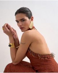 TOPSHOP - Nina Broderie Maxi Dress