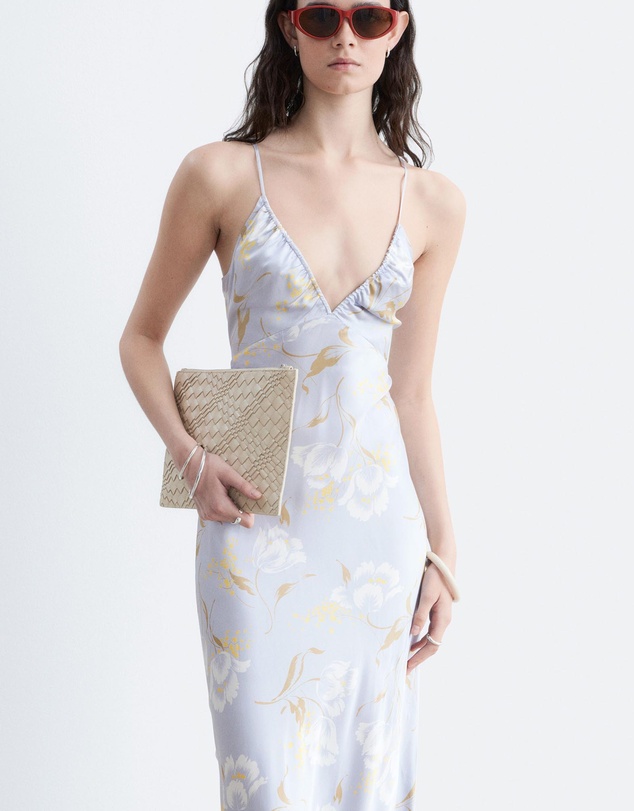 & Other Stories - Satin Slip Midi Dress