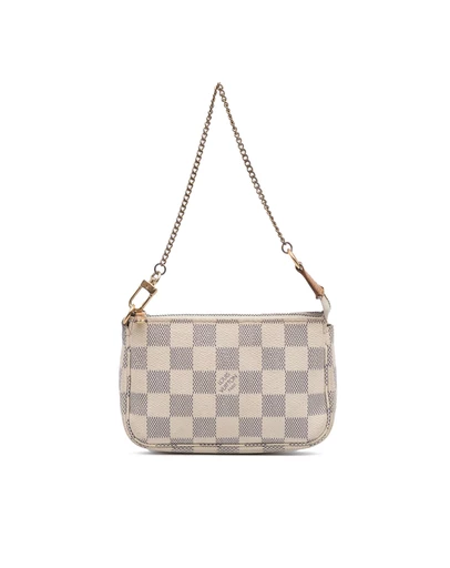 Pre-Loved by Azura Reborn - Pre-Loved Damier Azur Mini Pochette Accessoires