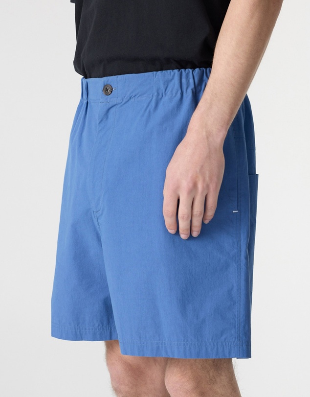 Bassike - Crushed Cotton Pull On Shorts