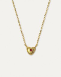 Ottoman Hands - Marina Red Heart Necklace