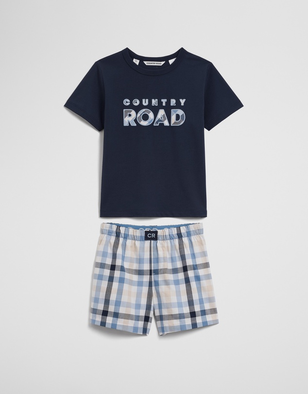 Country Road - Australian Cotton Short Sleeve Logo Pyjama Set