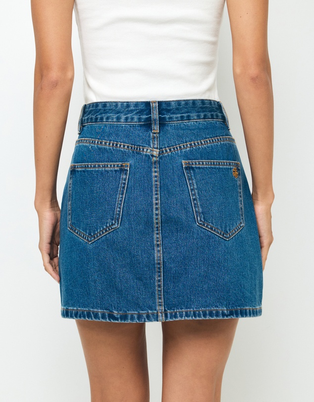 AERE - Bexley Denim Mini Skirt