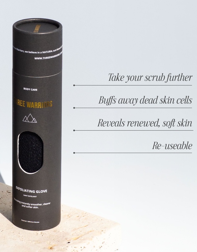 Three Warriors - Exfoliating Glove