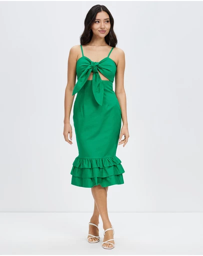 Honey and Beau - Venture Out Tie Dress