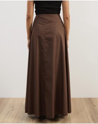 Atmos&Here - Tova Belt Detail Maxi Skirt