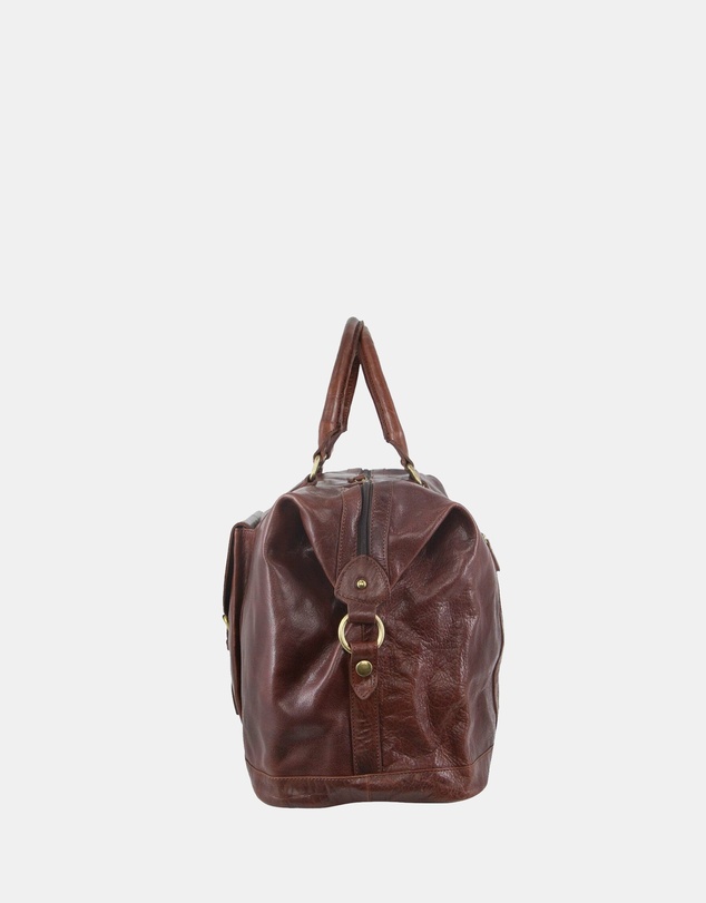 Pierre Cardin - Pierre Cardin Rustic Leather Business/Overnight Bag