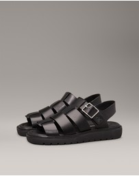 Calvin Klein - Leather Fisherman Sandals