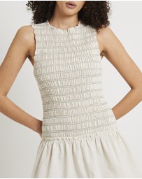 Subtitled - Delmore Shirred Dress