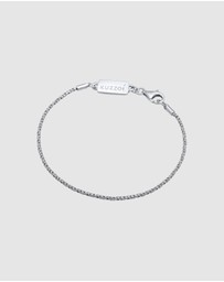 Kuzzoi - ICONIC EXCLUSIVE - Bracelet Men Basic Cord Chain Twisted in 925 Sterling Silver