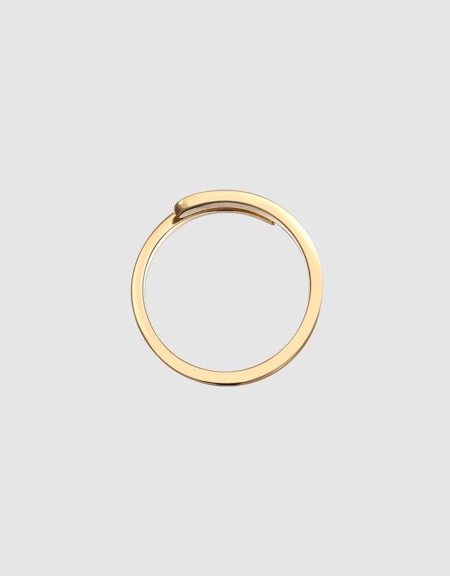 Elli Jewelry - Ring I AM ENOUGH 925 Sterling Silver Gold-plated