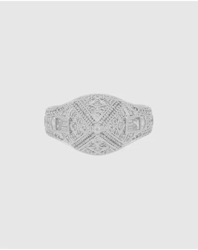 Diesel - Runway Silver tone Ring