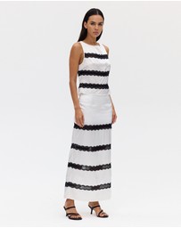 Third Form - Sevin Lace Panelled Skirt