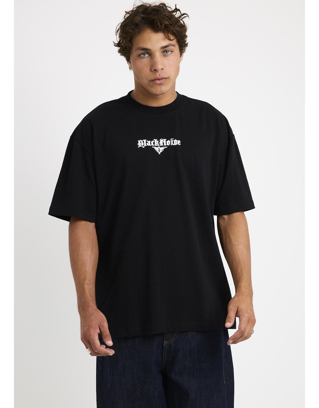 Black Noise White Rain - Crude Short Sleeve T-Shirt