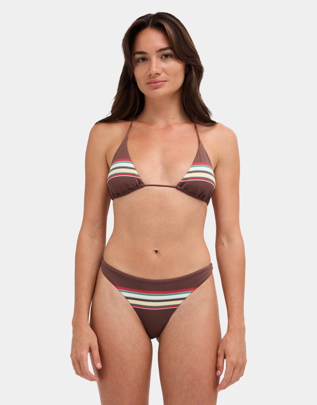 RVCA - Womens Darling Stripe Tri Bikini Top
