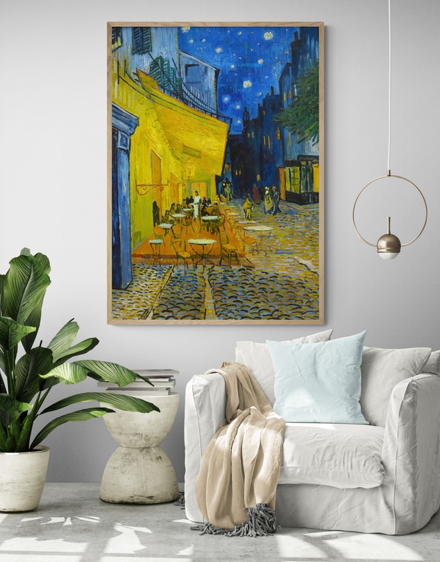 Inka Arthouse - Cafe Terrace by Van Gogh Art Print