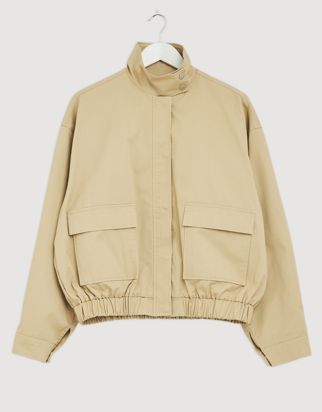 Revibe - Repaired AERE Ines Funnel Neck Bomber - AU 10