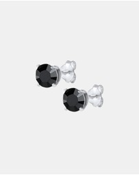 Kuzzoi - ICONIC EXCLUSIVE - Earrings Basic Geo Crystals 925 Sterling Silver
