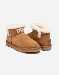 Ozwear Connection Uggs - Ugg Bondi Matelassé Shearling Ultra Mini Boot