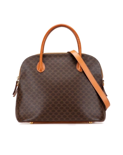 Pre-Loved by Azura Reborn - Pre-Loved Macadam Coated Canvas Dome Satchel