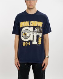 Vintage by The Real Deal - Pre Loved - 1990 NCAA Georgia Tech Yellow Jackets Tee