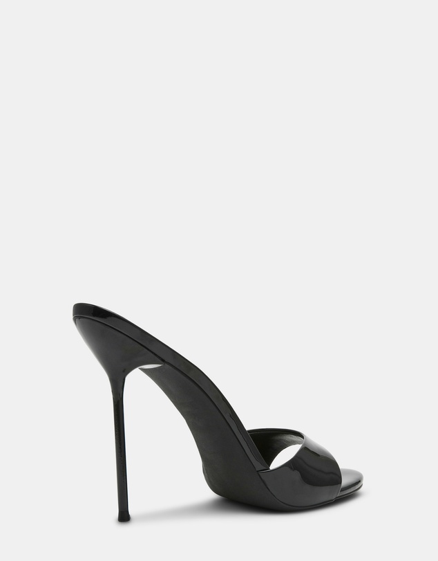 Steve Madden - Davina Black Patent Heels