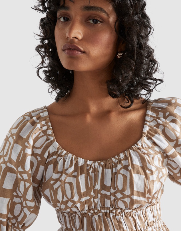 Seed Heritage - Linen Retro Mini Dress