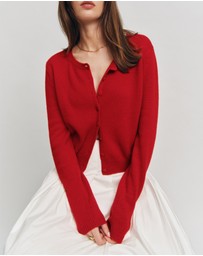 Reformation - Clara Cashmere Crew Cardigan