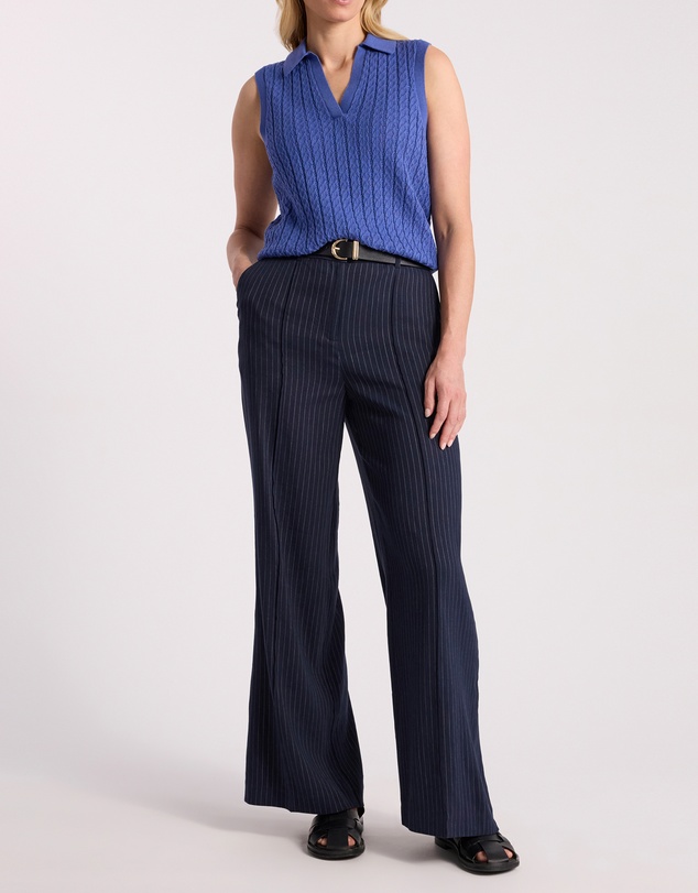 David Lawrence - Chantilly Sleeveless Knit Polo