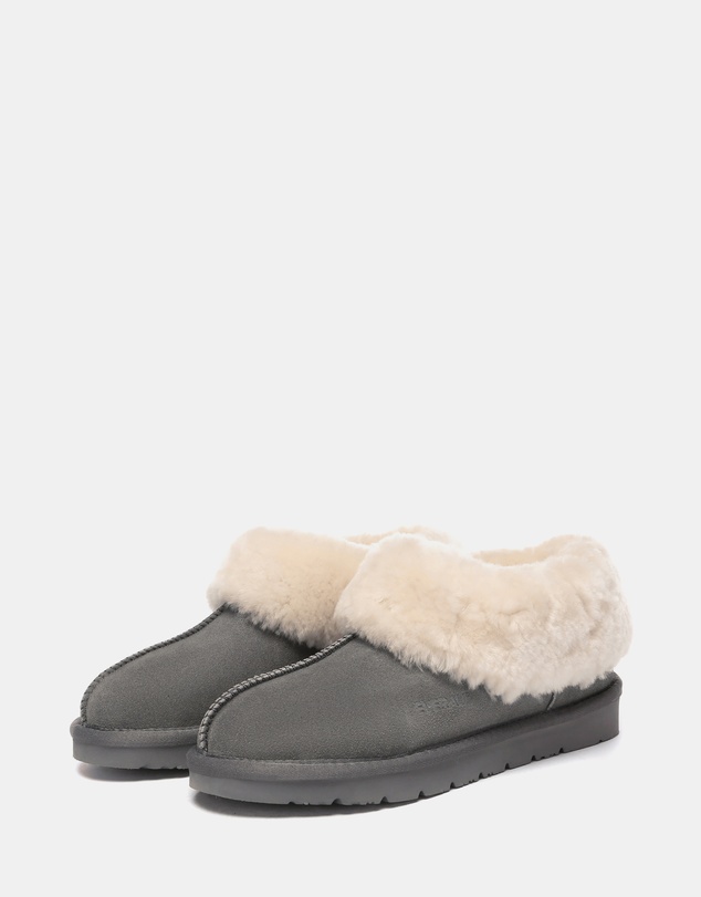 EVERAU - EverAU Ugg Homey Slipper Suede Cow Suede Upper House Shoes