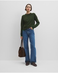 Country Road - Tipped Crew Neck Knit