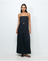 AERE - Amity Cotton Maxi Dress