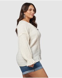 The Poetic Gypsy - Paros Textured Blouse