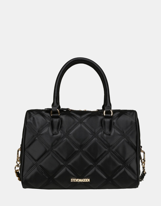 Steve Madden - BRhodes Black Gold Handbag