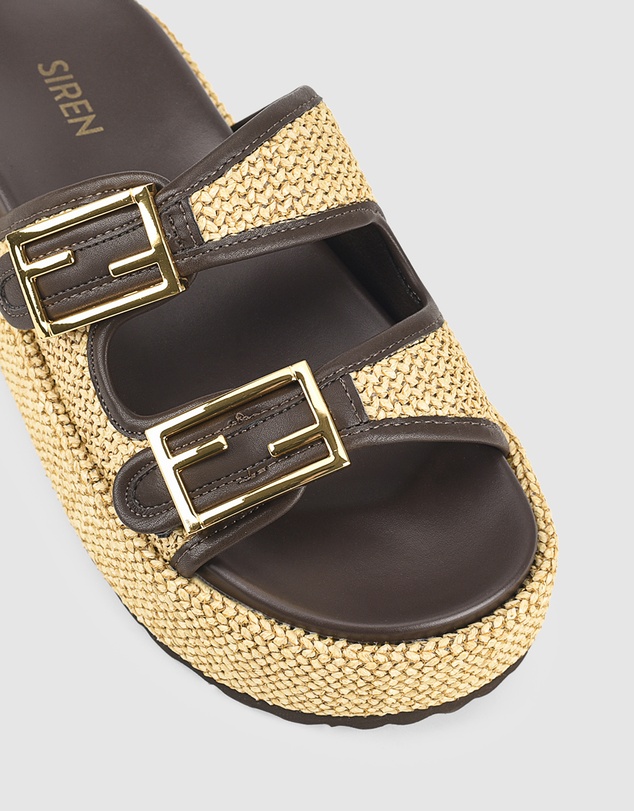 Siren - Aphrodite Woven Flatforms