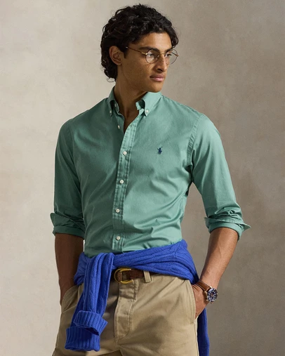 Polo Ralph Lauren - ICONIC EXCLUSIVE - Custom Fit Featherweight Twill Shirt