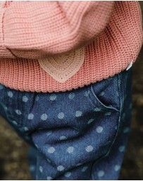 Kynd Baby - Denim Pant in Denim Dot