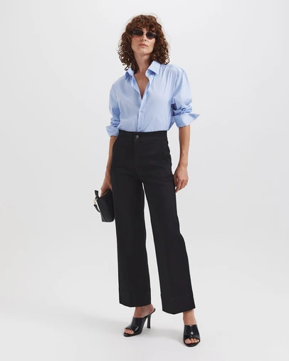SABA - Ava Cropped Wide Leg Jean
