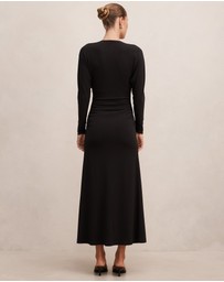 Forever New - Solana Draped Front Tie Maxi Dress