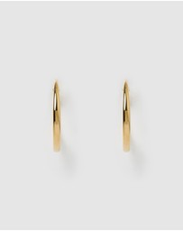 Arms Of Eve - Riley Gold Hoop Earrings - Large