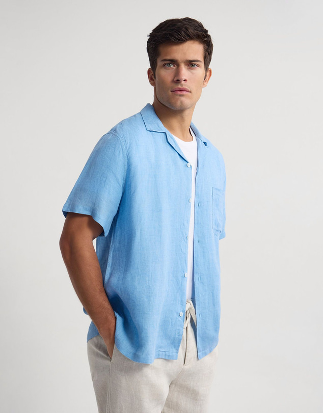 Oxford - Griffin Delave Linen Short Sleeve Shirt